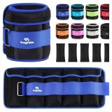 Fragraim Adjustable Ankle Weights 1-20 lb Pair