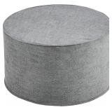 Large 22' Footrest Ottoman - Extra Firm (Gray)