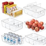 Mpotmiy 6-Pack Pantry Organizers