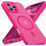 Magnetic iPhone 16 Pro Max Case, MagSafe, Pink