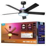 $190 Govee Ceiling Fans with Lights & Remote 52'