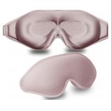 Sleep Mask 3D Contoured Eye Covers (Pink)