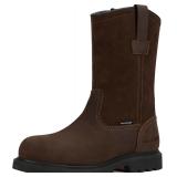 (12W) Men's Steel Toe Work Boots, Waterproof