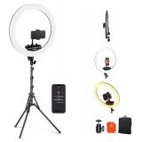 $132 NEEWER 18' Ring Light RP18B Pro Black
