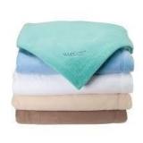 Beige-WynRest Fleece Blankets Queen 90x90