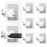 Codoule Self-Adhesive Curtain Rod Hangers, 8PCS