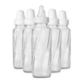Evenflo Glass Twist Bottles, 8 oz (6)