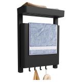 Heated Towel Rack: Wall Warmer with Shelf