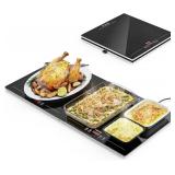 FEPPO Electric Warming Tray with Temp & Timer