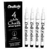 White Chalk Markers 4 Pack 1mm Point