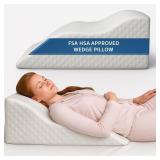 Aeris Wedge Pillow for Sleeping & Comfort