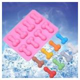 Penis Shaped Silicone Ice/Jello Mold