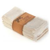 ACCENTHOME Cloth Napkins 12x18' Cotton Linen