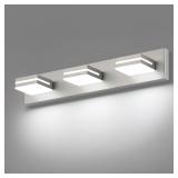 SineRise 3-Light LED Vanity Light, Nickel