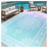 Yamaziot 8x10 Outdoor Rug, Waterproof