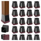 16pcs Chair Leg Protectors for Hardwood Floors