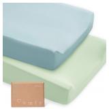 PurComfy Changing Pad Covers, 2-Pack