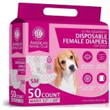 AKC Female Dog Wrap, Small, 50 Count