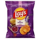24ct Lays All Dressed Potato Chips 1 oz Bag
