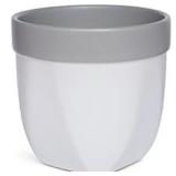 Hosley 4.5' Gray Ceramic Planter Pot