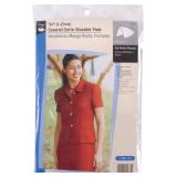 Dritz 1/2' Covered Set-in Shoulder Pads, White