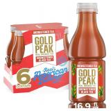 Gold Peak Unsweet Tea 16.9 fl oz 7 Pack