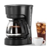 COWSAR Compact Coffee Machine, 5 Cup Drip