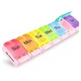 A UVON Weekly Pill Organizer, 7 Day Case