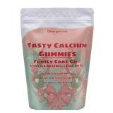 Oouueeoo Calcium Gummies, Pomegranate, 90ct