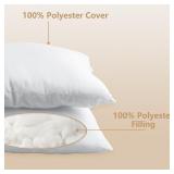 4-Pack 18x18 White Pillow Inserts