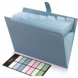 SKYDUE Expanding File Organizer with 8 Pockets