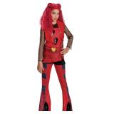 Descendants Red Kids Costume, Disney Jumpsuit
