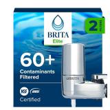 Brita Faucet Mount Water Filter System, Chrome