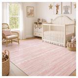 Nakagishi Boho 5x7 Pink Area Rug