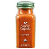 Simply Organic Cayenne Pepper, 2.5 oz