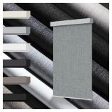 Blackout Roller Shades, Cordless 39x72 Grey