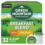(30ct)Green Mountain Breakfast Blend Decaf K-Cups