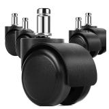 MaxGear 2' Chair Caster Wheels, 11mm Stem