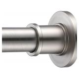 BRIOFOX Industrial Shower Curtain Rod, 41-72'