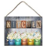 Kitchen Wood Hanging Sign