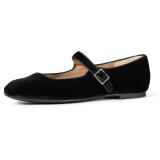 Size 7 Amazon Essentials Velvet Mary Jane Ballet