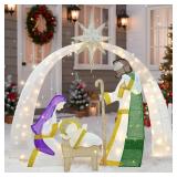 $105 Lighted Nativity Scene Christmas Decor 4.5ft