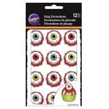 3pk Wilton Icing Decorations 12/Pkg, Bloody Eyebal