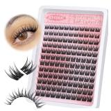 JIMIRE Natural Lash Clusters 9-12mm 132Pcs