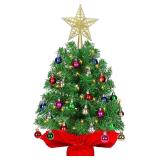 24-Inch Tabletop Xmas Tree, Lights