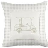 Golf Vintage Nursery Throw Pillow