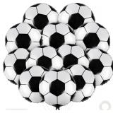 12 Pcs Soccer Balloons, 18' Foil Balloons