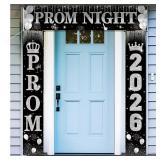SmoothNovelty 3 Pcs Prom Night Banner Backdrop