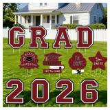 Graduation Yard Signs 2026 - Congrats Grad