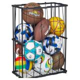 Hencawima Garage Ball Storage Rack Organizer